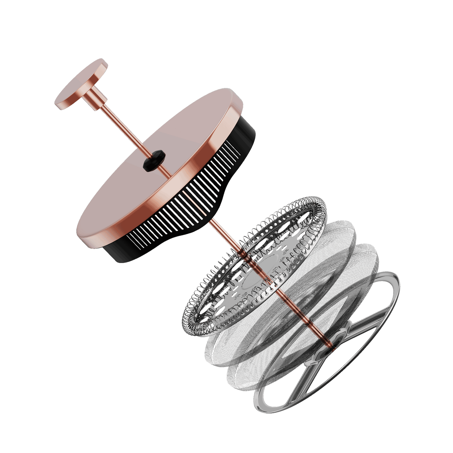 Cafe du Chateau Ritual Series | The Rose Gold French Press (34 oz)