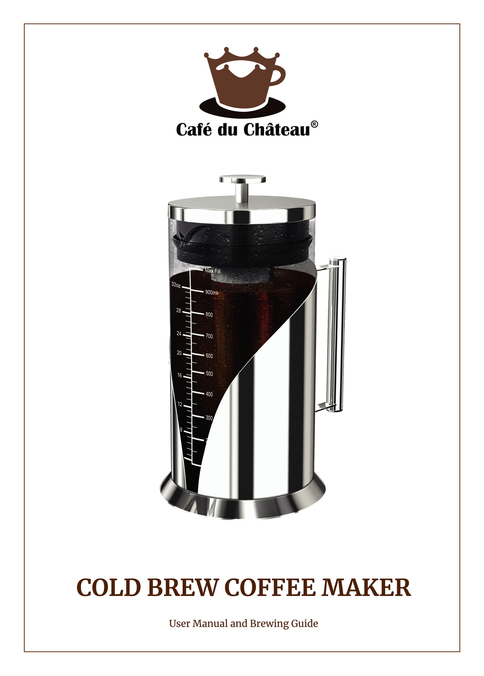 Cafe du Chateau Cold Brew Coffee Maker DEMO 
