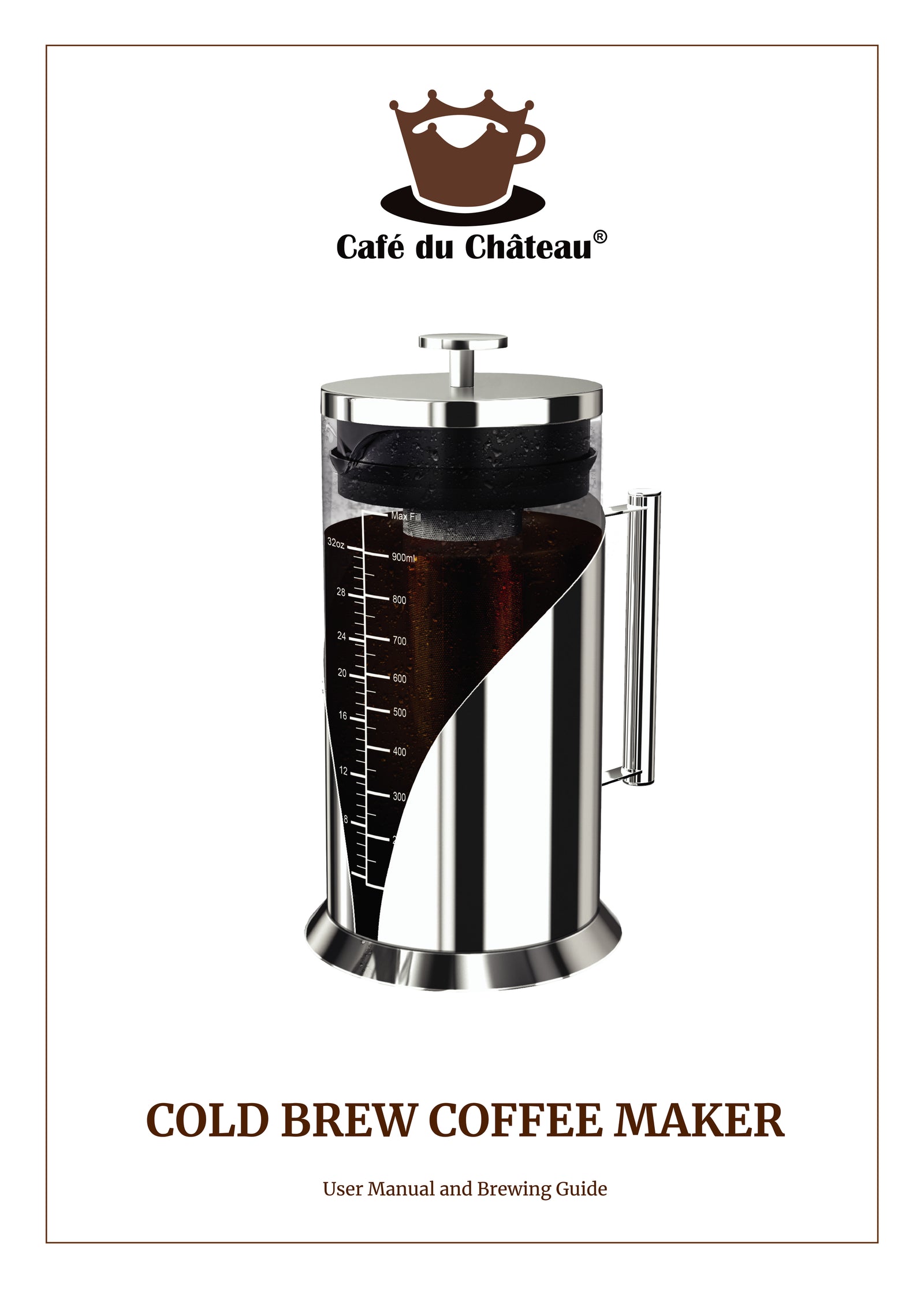 Cold Brew Coffee Maker - Cafe Du Chateau