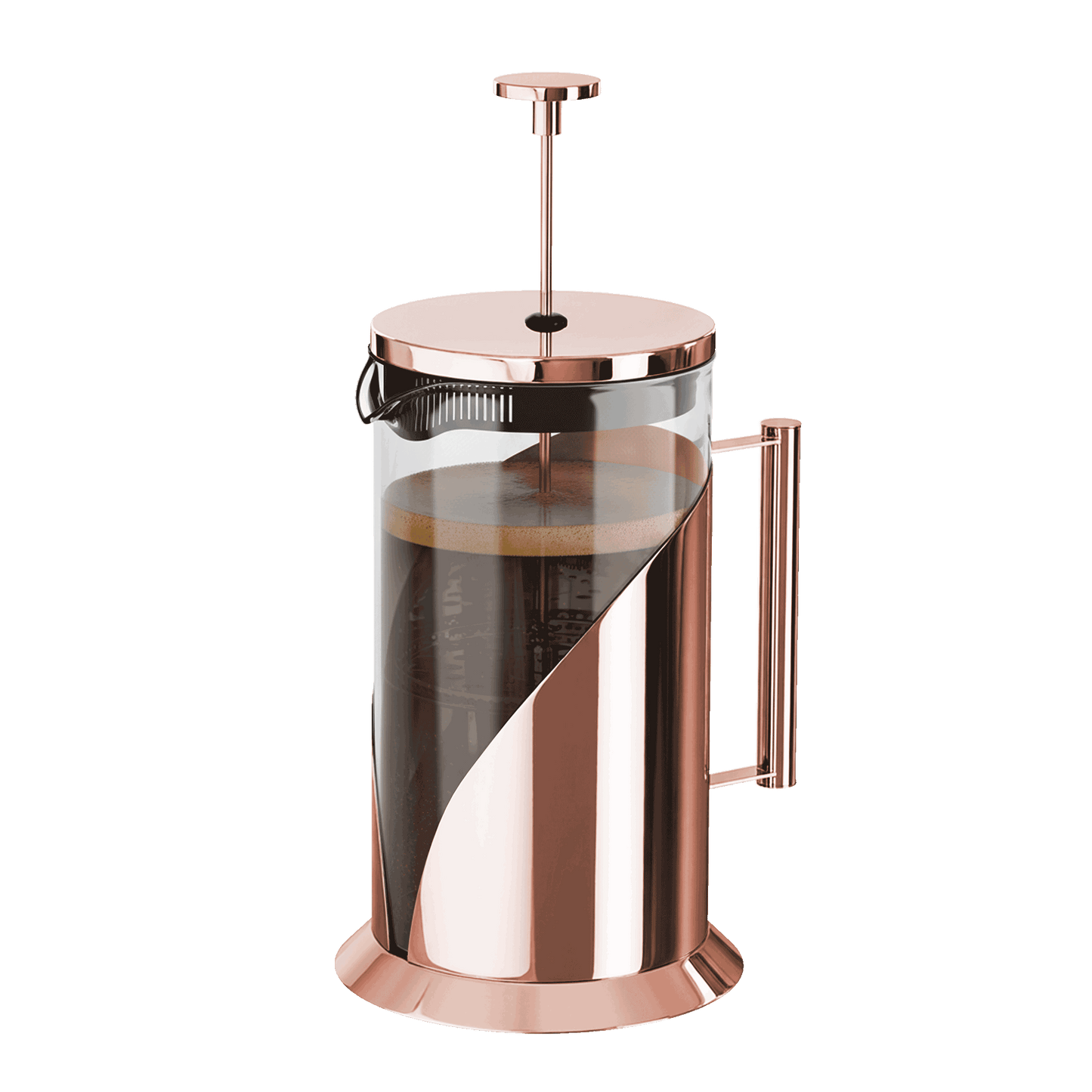 Cafe du Chateau Ritual Series | The Rose Gold French Press (34 oz)